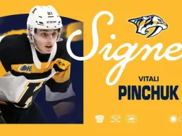 «Нэшвилл» официально объявил о подписании контракта с Виталием Пинчуком