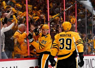 Кубок Стэнли. Второй победный матч Соловьева и его «Питтсбурга», «Вегас» в матче-триллере обыграл «Юту», Колосов остался вне заявки. Итоги 28 апреля