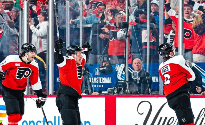 Кубок Стэнли. Хет-трик Дорофеева помог «Вегасу» обыграть «Юту», «Питтсбург» и Соловьев завершили сезон, а «Филадельфия» Колосова прошла в четвертьфинал. Итоги 30 апреля