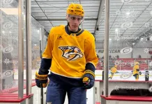 Видео: Виталий Пинчук подрался и набрал третье очко за «Нэшвилл» на Prospect Showcase