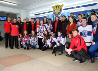 ЧБ: Хоккеисты и тренеры «Юности» навестили ребят из Белорусской Государственной Академии Авиации