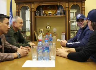 Председатель Наблюдательного совета минского «Динамо» встретился с тренерским штабом