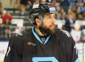 Александр Китаров забросил первую для себя шайбу в нынешнем сезоне КХЛ