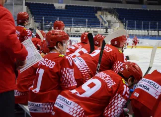 Молодежная сборная Беларуси провела повторный спарринг с юниорами