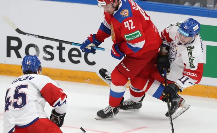 Сборная России в серии буллитов одолела Чехию на Кубке Первого канала 