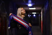 Самая красивая спортсменка Беларуси посетила ХК «Брест» и устроила фотосессию