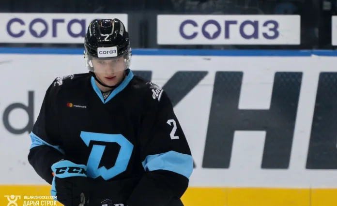 20-летний белорусский защитник забил дебютную шайбу КХЛ