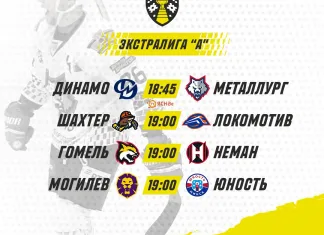 Анонс тура: «Динамо» и «Металлург» спорят за топ-4, «Неман», «Локо» и «Могилев» – против статистики