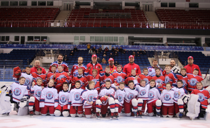 «Юность» при поддержке ФХБ провела мастер-класс для воспитанников своей хоккейной школы