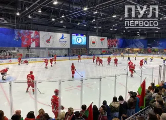 Голы Александра и Николая Лукашенко помогли команде выиграть первый матч финала