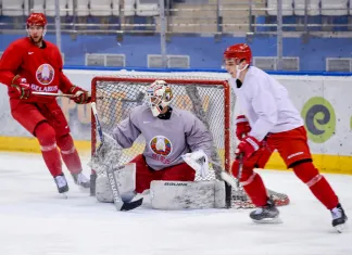Сборная Беларуси провела двусторонку с участием хоккеистов U18 