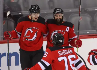 Первый гол Егора Шаранговича в НХЛ претендует на звание лучшего момента сезона «Нью-Джерси»