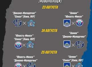 Четыре команды примут участие в турнире памяти Новожилова в Новополоцке
