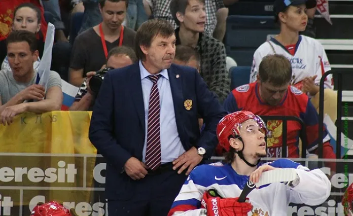 Олег Знарок помогает сборной Латвии в Олимпийской квалификации