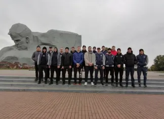 Игроки «Витебска» посетили мемориальный комплекс «Брестская крепость-герой»