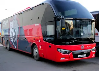 У жлобинского «Металлурга» появился новый автобус