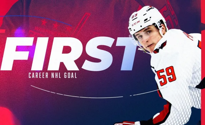 Алексей Протас оформил дебютную шайбу в НХЛ