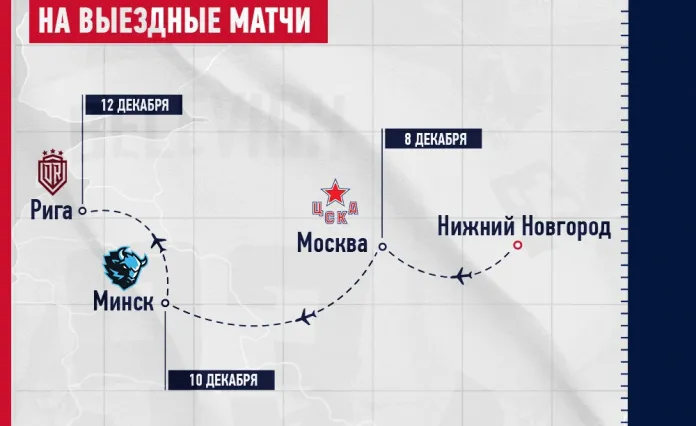 Стал известен состав «Торпедо» на серию игр по маршруту Москва — Минск — Рига 