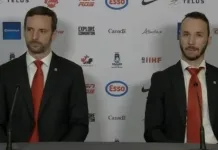 «БХ». Марко Певал: Нам удалось сыграть второй период 1:1 против канадцев, и мы гордимся этим 