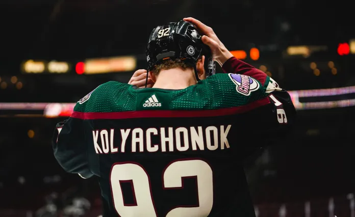 Владислав Колячонок стал 11-м белорусским игроком в истории, набравшим очки в НХЛ