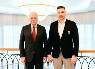 Председатель ФХБ встретился с Послом России в Беларуси Борисом Грызловым